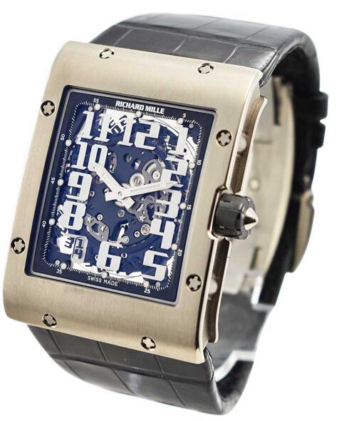 Richard Mille RM 016 White Gold Black Crocodile Strap watch review
